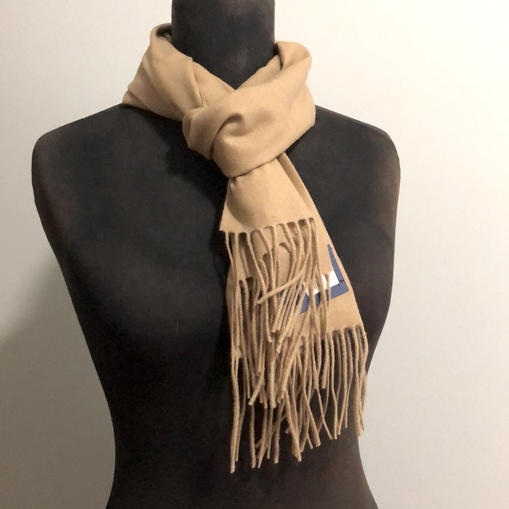 Croft & Barrow Tan Cashmere Scarf